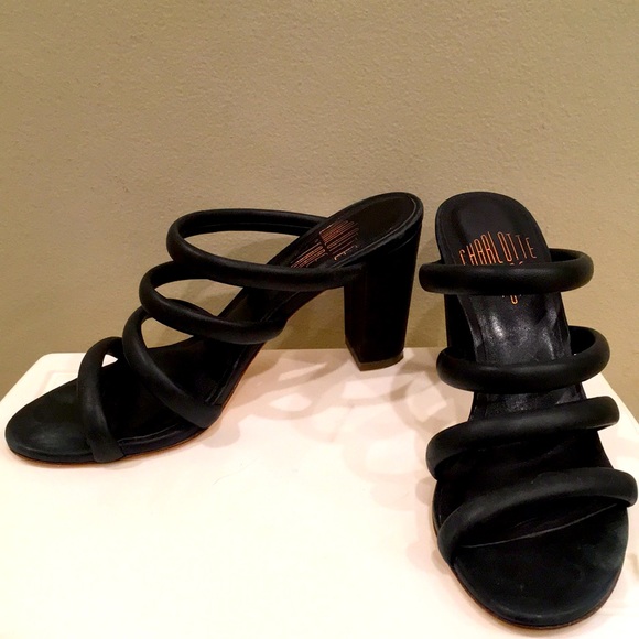 Charlotte Stone Bettina leather sandal mules 37 - Picture 4 of 7